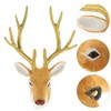 Gadpiparty Deer Head Wall Decor Deer Antler Wall Sculpture Fake