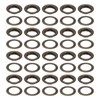 sourcing map 20pcs Grommet Eyelets 25mm Metal Grommet Kit for