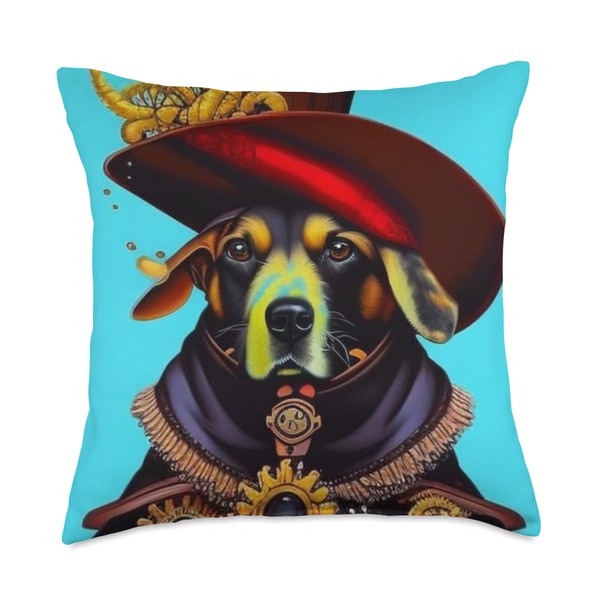 Funny Dog Puppy Designs BJW Cogwheels Steampunk AI Dog Revolution