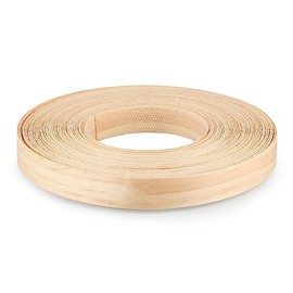 Skelang Pine Edge Banding, 3/4" X 50' Wood Strip Preglued, Iron on Veneer Edging Tape for Cabinet, Table, Door