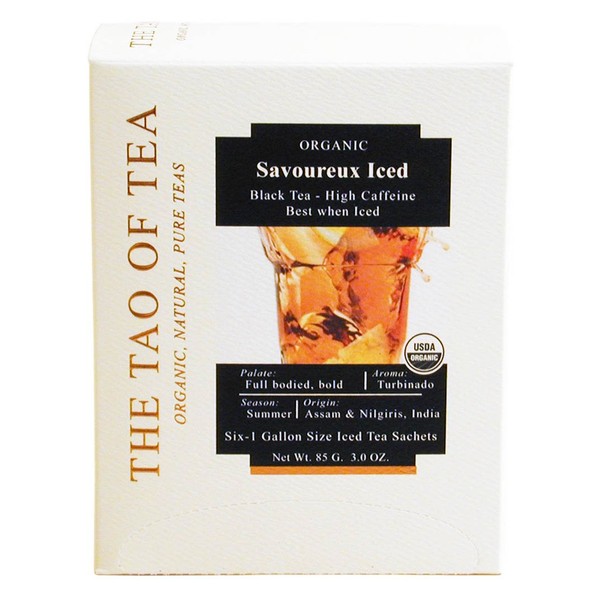 The Tao of Tea Savoureux Iced Tea Pouches, 3.0 Ounce