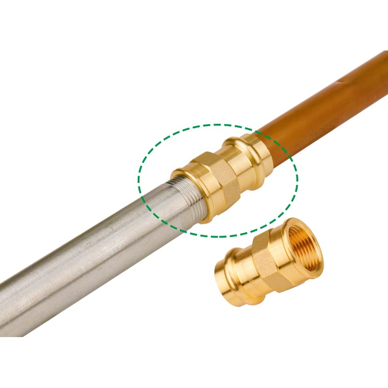 WHK 10 Pack 3/4" Press Propress x 3/4" NPT Female