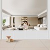 Miumoon 200 inch Retractable Baby Gates 37 inch Tall, Retractable