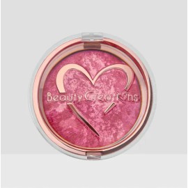 Beauty Creations - Rubor Mineral Compacto Marmoleado, Acabado Radiante, Textura Sedosa Y Color Modulable - Melon Melody
