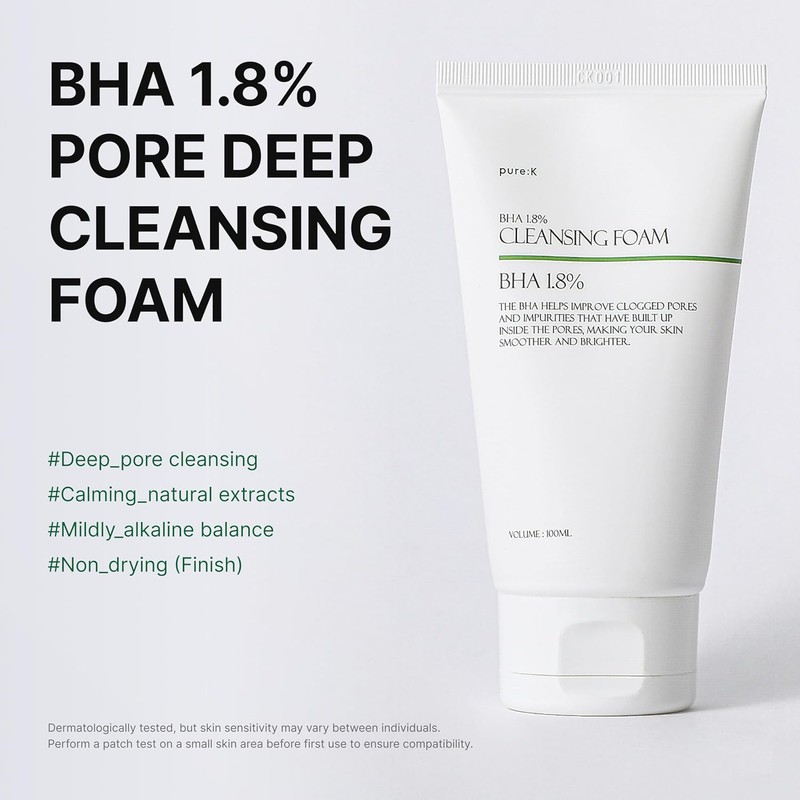 pure:K [pure:K]BHA 1.8% Cleansing Foam 100ml
