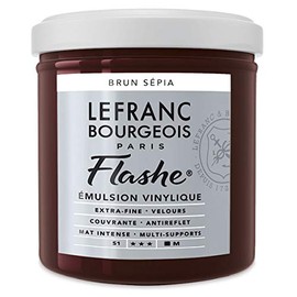 Lefranc & Bourgeois - Flashe Matte Artist's Color - 125ml Jar - Sepia Brown