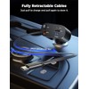 SUPERONE Retractable 4-in-1 Car Charger with Fast Charging