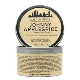 Boston Spice Johnny Applespice Appleseed Baking Spice Blend Add To Apple Pies Cakes Fudge Cupcakes Desserts Pumpkin Pie Pastry Brownies Cookies Pancakes French Toast 1 Cup Tin wt. 3.9oz/110g