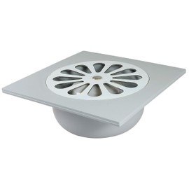Light Grey ABS Floor Drain 140mm Length x 140mm Width