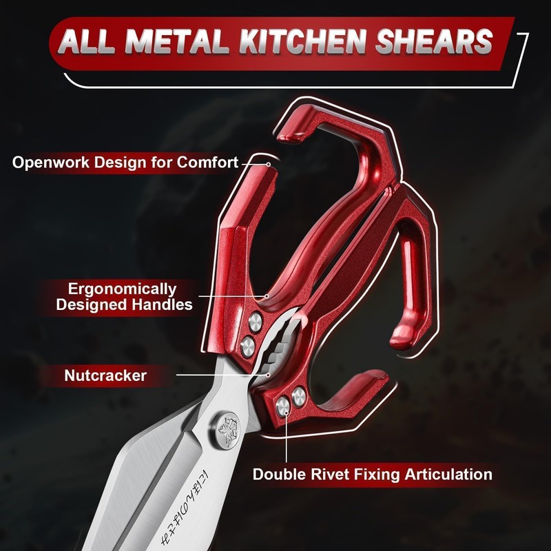 Dream Reach Kitchen Shears Set - Heavy Duty Kitchen Scissors