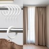 WCIC Pack of 32 Curtain Hooks Plastic Curtain Rings Shower