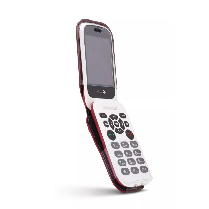 Doro Fitted Leather Case for Consumer Cellular Doro 7050 7050L