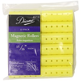 Diane Magnetic Rollers, Yellow, 15/16 Inch