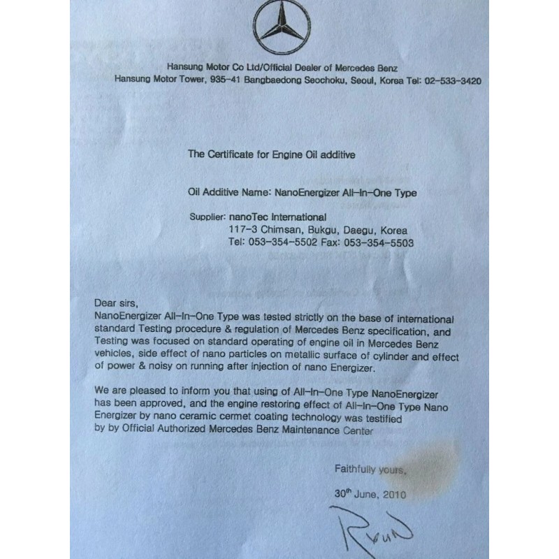 Oil Additive-Friction Modifier Nano Energizer,Engine Restoration