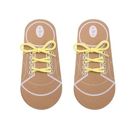 Namvo 2 Pieces Shoelace Trainer Exercises for Tying Shoelaces, Training Board for Tying Laces, Learn How to Tie Shoelaces