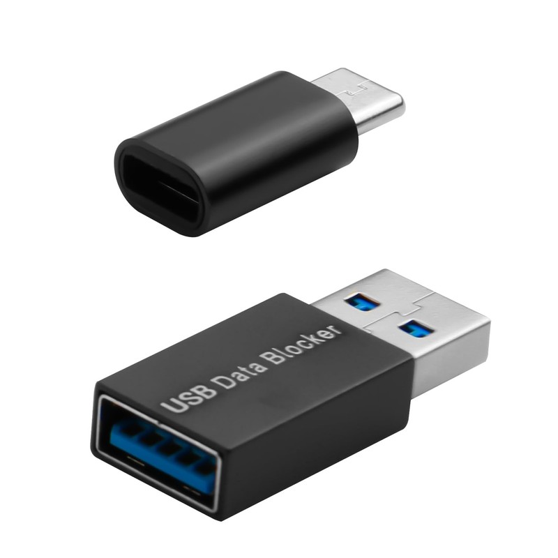 coalwop USB Data Blocker & USB-C Data Blocker [2-Pack] -