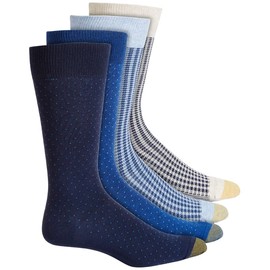 Gold Toe Men's 4-Pk. Crew Socks (Blue, 6-12.5)