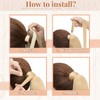 TESS Ponytail Extensions, Real Hair, 40 cm Long, 80 g,