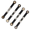 4Pcs RC Car Camber Links Black Aluminium Alloy Reduce Vibration