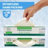 FPN Plastic Freezer Bags 1 Gallon 60 CT- BPA Free,
