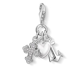 Thomas Sabo Women Silver Clasp Charm - 0409-051-14
