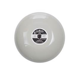 Pyramid Signal Bell, Wall Mount, 24VDC, 8 in Dia., Grey (41392)