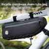 TOSUOD Bike Frame Bag - 3 Multi-Position Straps Secure Mount,