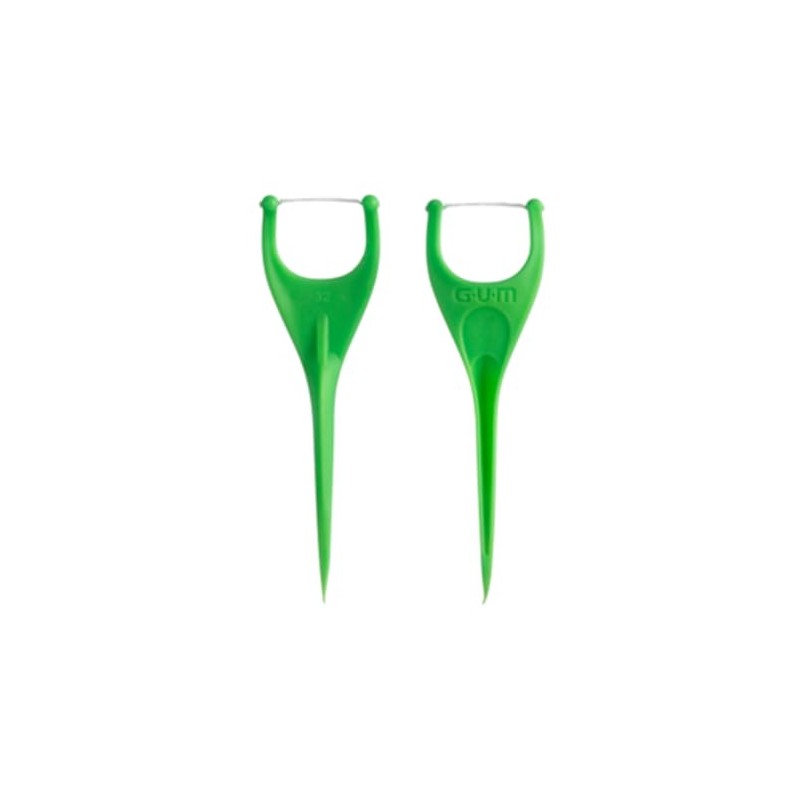 GUM Flossers Angulado Menta 75