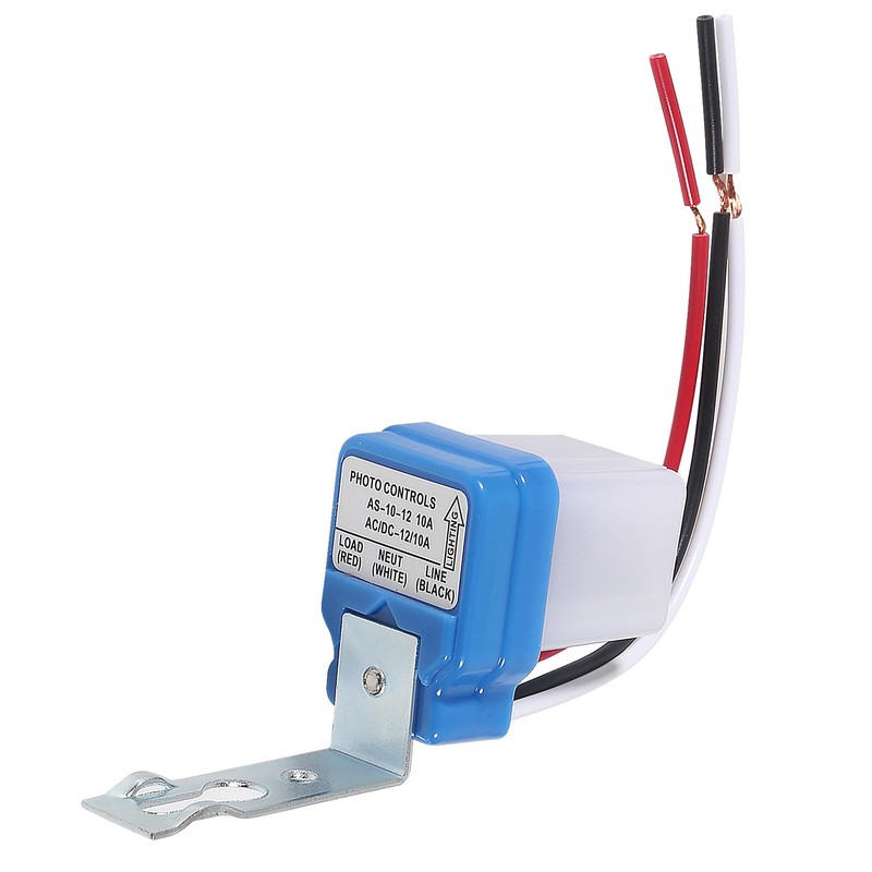 2pcs AC DC 12V 10A Automatic Photocell Switch On/Off Photocell