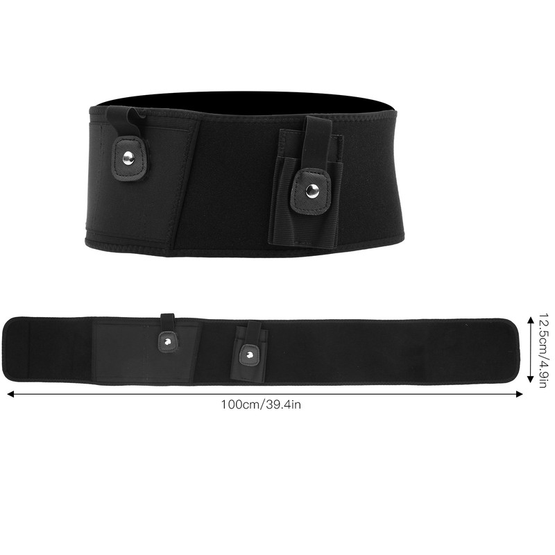 Multifunctional Outdoor Tactics Waist Belt 100cm Breathable Pistol Case Holster