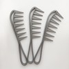 Men's Pomade Comb for Thick Wavy Hair Silver 4ea