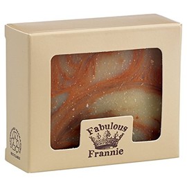 Fabulous Frannie Bay Rum Natural Herbal Soap with Bay Rum, Cinnamon Leaf and Sweet Orange Pure Essential Oils 4oz Bar