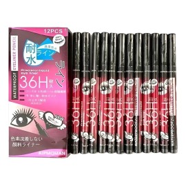 Caja Con 12 Pzs Delineador En Plumin 36h
