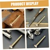 Outanaya 8pcs Stainless Steel Surveying Pegs Boundary Markers Measurement Stakes