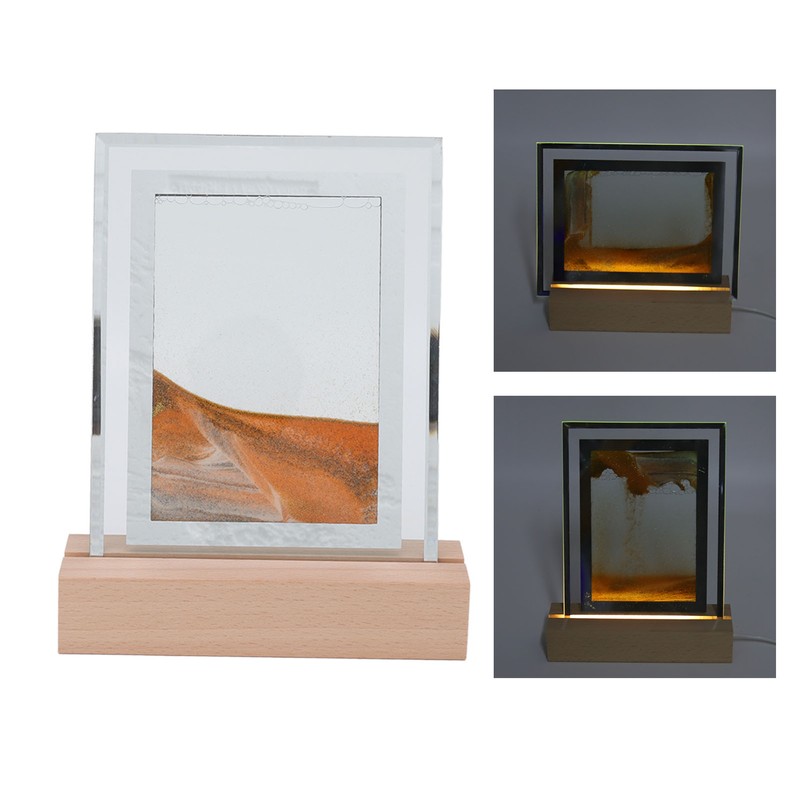 Quicksand Painting Night Light Innovative Decoration Light Mobile USB LED
