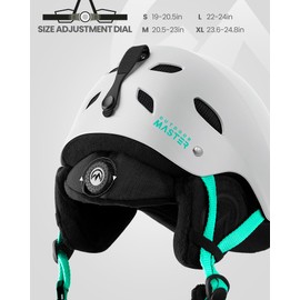 OutdoorMaster Kelvin Ski Helmet - Snowboard Helmet for Men, Women & Youth