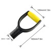 JCBIZ 32mm Inner Diameter Plastic Spade Handle Shovel D Grip