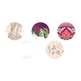 Dex Styles Blooming Flowers - Adhesive Patch for Libre 2 Sensor, Watertight, Freestyle Libre Transmitter, Peel Resistant, Hypoallergenic, Freestyle Libre 2 Sensor Cartoons Pack of 5(Freestyle Libre)