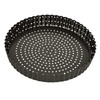 Bakemaster Quiche Pan Non-Stick Perfect Crust Loose Base, Grey, SHCB37