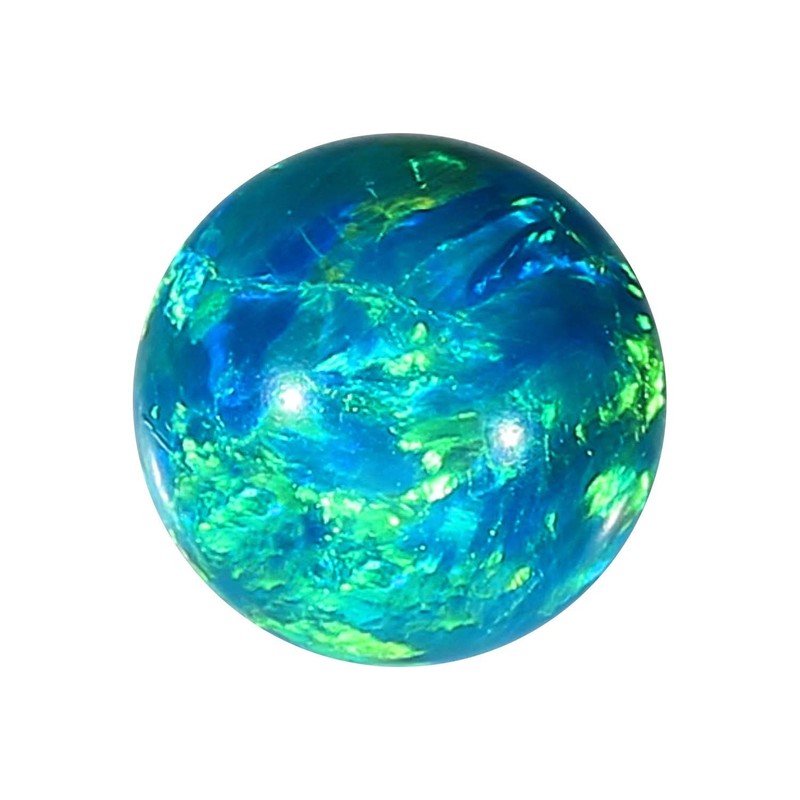Piercingline® Synthetic Opal Screw Ball with Surgical Steel Thread