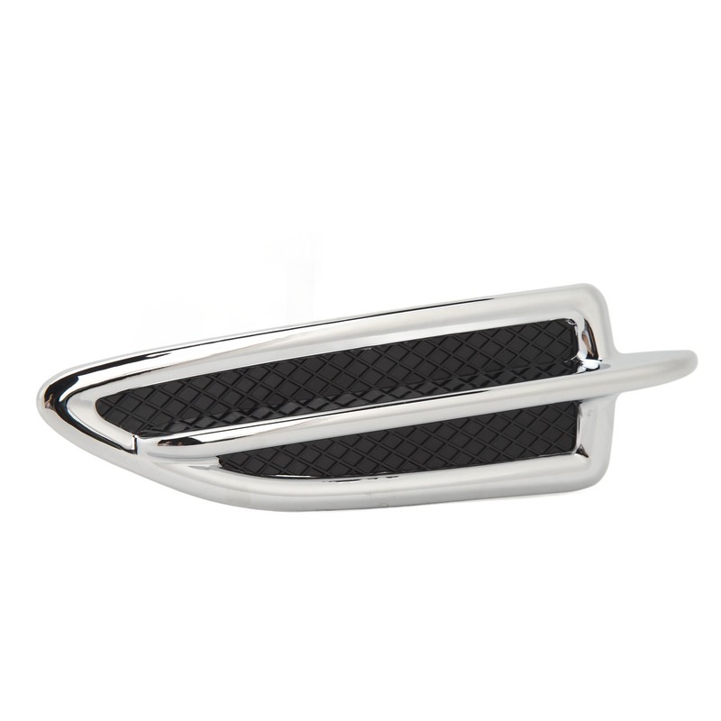 Front Mudguard Vent Molding Chrome Stylish Easy Installation Mud Flap