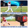 FITPLAY Baseball Radar Gun with Tripod, LED+LCD Large Display,Handheld Or