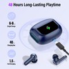 Wireless Earbuds, Bluetooth 5.4 Headphones with Multifunctional Touch Screen, 48H
