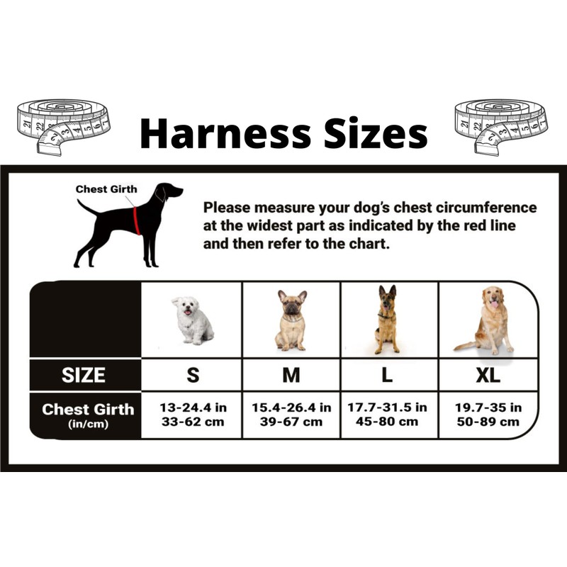 TUFFDOG Easy-Fit Dog Harness Small - Fast Release Neck Clip,