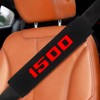 2 PCS Car Seat Belt Pads Cover Compatible with 1500,Embroidered