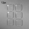 Clear Door Knob Wall Protectors – 40×8mm Bumper Pads for