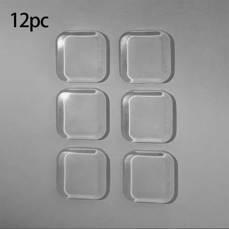 Clear Door Knob Wall Protectors – 40×8mm Bumper Pads for