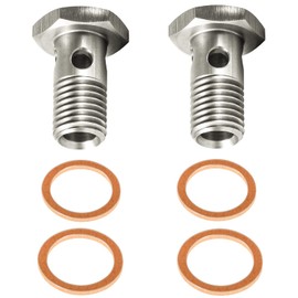 Fuel Banjo Bolt Ultra High Flow Upgrade Kit for Ford 6.0L & 6.4L fit for Powerstroke F250, F350, 450, F550