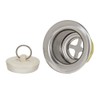 EZ-FLO 30041 Stainless Steel Tray Stopper Strainer for Bathtub or