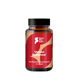 SinoPlaSan Vein Balance Complex | 120 Capsules | with Red Vine Leaves & Horse Chestnut and Magnesium
